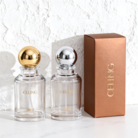 Flacon de parfum en verre durable de 30 ml/50 ml/100 ml, conteneur vide pour emballage de parfum et de diffuseur