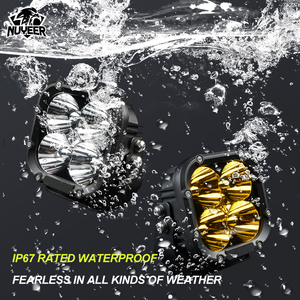 Potente Luz LED de 80W y 5 Pulgadas para Conducción/Niebla/Proyección/Enfoque, Luz Cúbica LED en Color Amarillo y Blanco para Automóviles 4X4 Ford, Luz de Trabajo - Product Image 6