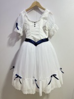 Robe de danse de scène pour filles blanches pour enfants 6-16/adulte XS-XXL Performance Wear Ballet Dancer Dress Performance