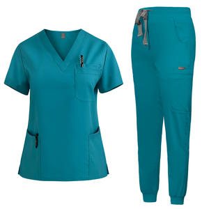 42118 Uniformes Profesionales para Hombre y Mujer, Conjuntos de Uniformes Médicos, Batas de Laboratorio, Ropa de Trabajo Quirúrgica para Hospital, Cómodos de Poliéster para el Sector Salud - Product Image 1