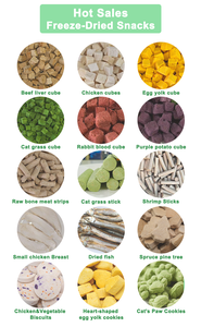 Cibo per <span class=keywords><strong>Gatti</strong></span> Liofilizzato ad Alto Contenuto Proteico, Snack Naturale per <span class=keywords><strong>Gatti</strong></span> Senza Cereali, Etichetta Privata OEM - Product Image 2
