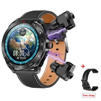 Reloj Inteligente 2 en 1 con Auriculares, Pantalla de 1.52'', Monitor de Presión Arterial y Frecuencia Cardíaca para Android, Modelo T92