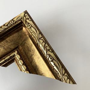 Marco de fotos de 69Mm de ancho de alta calidad, Material Ps, marco de pintura al óleo dorada, moldeado para marco de fotos de <span class=keywords><strong>nudismo</strong></span> familiar - Product Image 2