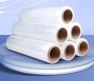 Película Estirable de Polietileno 100% Nueva, Transparente, en Rollo, para Empaque y Laminación - Product Image 4