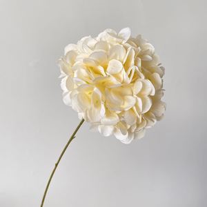 Fleurs d'hortensia artificielles réalistes au toucher naturel, vente en gros, 70 cm, en latex souple, aspect naturel, tige unique - Product Image 6