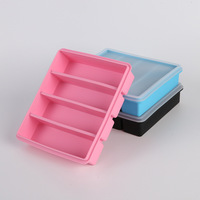 Moule à glaçons en bande à quatre compartiments et bac de congélation à quatre grilles avec fonction de congélation rapide, compatible congélateur