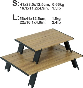 HISPEED portatile Mini pieghevole tavolo <span class=keywords><strong>da</strong></span> spiaggia in alluminio giapponese spiaggia laterale tavolo per esterni - Product Image 2
