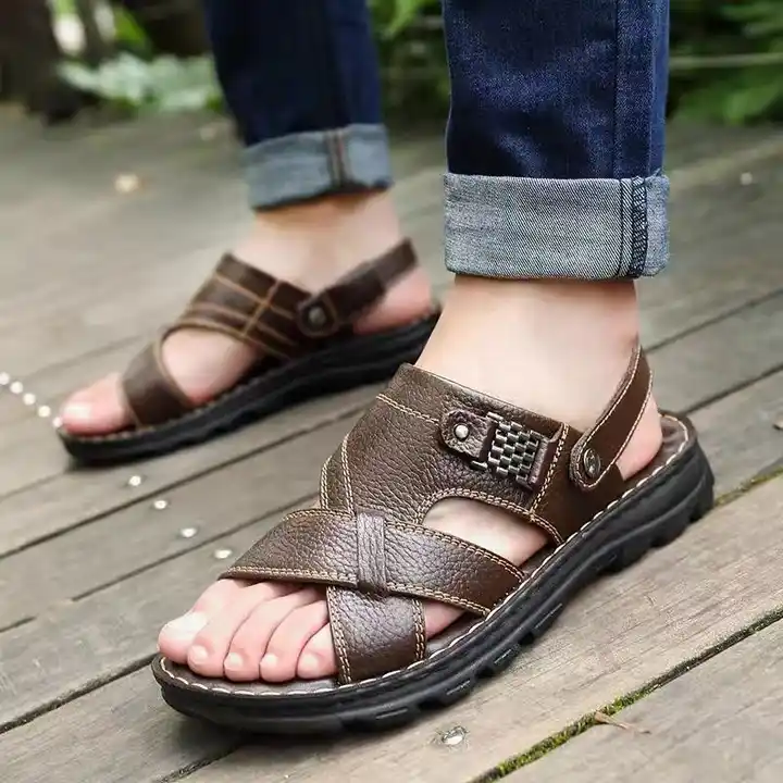 Mens Sandals | Prada Padded nappa leather sport sandals • Bierzohub