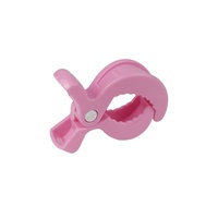 Attaches universelles colorées en ABS pour poussette, jouets en mousseline, housses de siège et couvertures – Empêche les chutes
