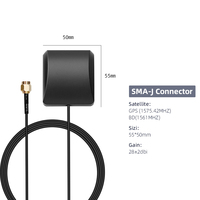Antennes GPS standard et antennes double bande HONGXIN les plus vendues, avec une variété de connecteurs RF et de câbles disponibles