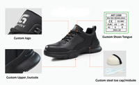 Chaussures de sécurité imperméables pour hommes GUYISA, résistantes aux chocs, bottes de travail protectrices, légères, isolées, chaussures de sécurité électriques 10KV