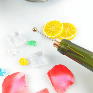 Wine <b>Stoppers</b> Rose Gold Silicone Sealing Bottle <b>Stopper</b> Colored Champagne Grape Bottle <b>Stopper</b> Simple Style - Product Image 3