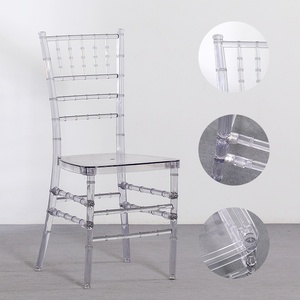 Factory Direct OEM ODM <b>Clear</b> Acrylic Chiavari <b>Chair</b>, Transparent Resin <b>Chair</b> for Wedding, Event, Banquet, Hotel - Product Image 6