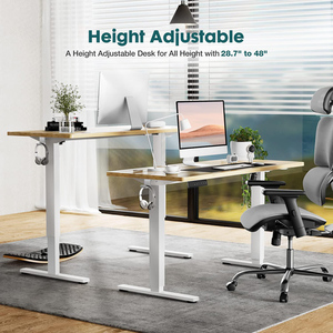 Singolo motore elettrico regolabile PC tavolo seduto in <span class=keywords><strong>piedi</strong></span> Computer Computer portatile scrivania da ufficio struttura 2 gambe scrivania in <span class=keywords><strong>piedi</strong></span> - Product Image 4