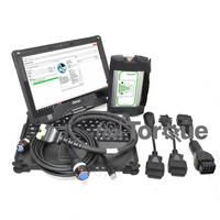 Getac V100 ordinateur portable + Pour Vocom 88890300 OBD2 Adaptateur OBD Scanner Truck Excavatorwheel loader Diagnostic Interface pour Renault/UD