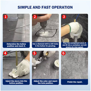 Yu ru bán buôn môi trường thân thiện với chất lỏng gốm gạch rỗng keo sửa chữa tiêm <span class=keywords><strong>Epoxy</strong></span> gạch vữa - Product Image 5