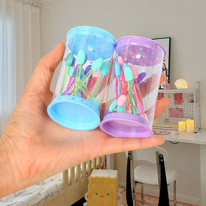 Double-ended Sponge Eyeshadow Stick 10pcs Disposable Latex Nail Polish Blending <b>Makeup</b> <b>Tool</b> Portable Brush Set - Product Image 1