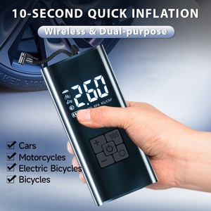 150PSI Heavy Duty Plastic Tire Inflator with Tire Pressure Monitor-<strong>Best</strong> Car <strong>Air</strong> <strong>Pump</strong> for Trucks SUVs <strong>Motorcycles</strong> - Product Image 5