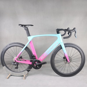 Bicicleta de Carretera Aero 24 Velocidades con Frenos de Disco TT-X34 WheelTop EDS Di2 Groupset 47/50/52/54/56/58/60cm con Ruedas de Carbono - Product Image 1