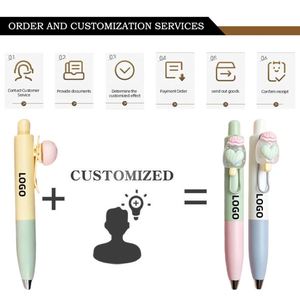 Bolígrafos Retráctiles Mini Bonitos con Logotipo Personalizado, Ancho de Escritura de 0.5 mm, Bolígrafos de Plástico para Oficina y Material Escolar - Product Image 4