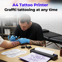 Impresora de Tatuajes A46S de Alta Velocidad y Silenciosa, Venta al Por Mayor, Personalizable, de Fábrica, Funcionamiento Silencioso, Ideal para Estudios de Tatuajes Concurridos