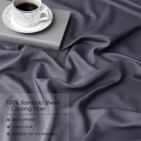 Usine FEO ODM Ensembles de Draps de Lit en Bambou 4 Pièces Ensemble de Literie en Bambou Vente en Gros Drap Housse en Bambou Organique pour l'Été
