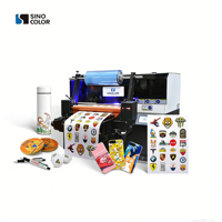 Printer UV Flatbed Kelas Industri A3 dengan Sistem Visi untuk Pola & Logo Kustom pada Papan Akrilik, Plat Nama Logam, Dekorasi Rumah