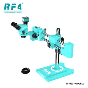 <span class=keywords><strong>Microscopio</strong></span> con Cámara Trinocular Estéreo RF4 7-50X 2K FHD RF7050TVW con Soporte <span class=keywords><strong>de</strong></span> Brazo Doble - Product Image 2