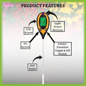 Factory Supplier Portable Soil Moisture <b>Meter</b> Soil PH <b>Meter</b> Soil <b>Humidity</b> Tester <b>for</b> Farm Garden Plant Tool - Product Image 3