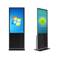 Kiosco con Pantalla Táctil LCD de 55 Pulgadas, Android/Windows, Reproductor de Publicidad, Ultra Delgado, para Interiores, Señalización Digital