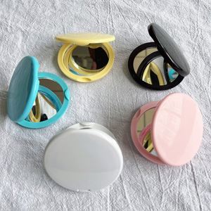 Luxury Private Logo Round Travel Portable Cosmetic Pocket <b>Makeup</b> Mirror Metal Pocket Mirror <b>Compact</b> Pocket Mirrors - Product Image 1
