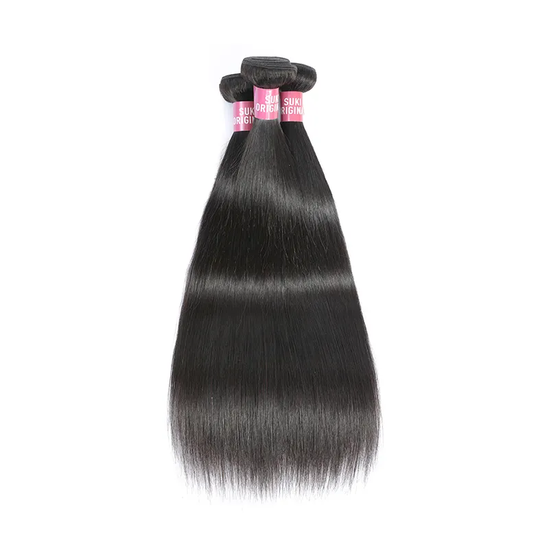 Drop Shipping Raw 100% Remy Virgin Hair 10inch Natural Short Straight Hair Weave