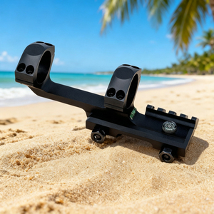 Support de lunette optique BANGBANG - Tube de 30 mm, Monture de 20 mm, Hauteur centrale de 1,55 pouce |   Avec niveau à bulle intégré pour l'optique extérieure - Product Image 2