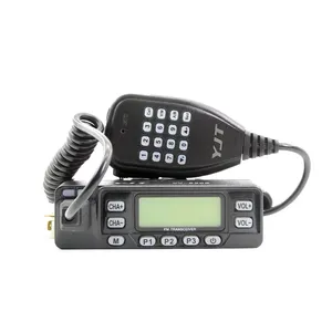 Penjualan Laris Ukuran Mini Mobile 25W Leixen VV-898S VHF/UHF Pemancar Radio Dual Band untuk Taksi