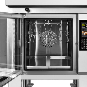 Horno de convección eléctrico de grado comercial de 5, 10 y 15 bandejas, cámara de horneado automática para productos cárnicos y catering - Product Image 3