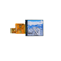 Écran LCD TFT personnalisé 2025 de 1,54 pouce, 240*240 pixels, IPS, noir normal, vue complète, interface MIPI 31 broches, rétroéclairage LED, 320 cd