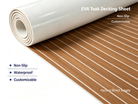 Feuille de mousse EVA pour la décoration des ponts de bateaux, des camping-cars et des piscines