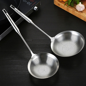 Rosewood Strainer 304 Stainless Steel Heavy Duty Long Handle For Hot Pot Deep Frying Noodle Scooping <b>Seafood</b> Tools - Product Image 4