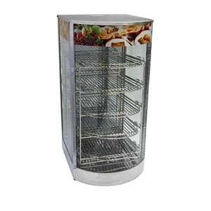 CE Commercial Electric Hot Counter Warmer Display Case 5 Racks Food Showcase