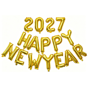 Palloncini per Capodanno 2027, 16 Pollici, Striscione con Lettere in Mylar, Decorazioni per Festa di Capodanno 2027 e Anniversari - Product Image 3