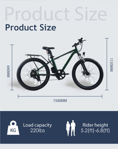 Vélo de montagne électrique pour adultes, le plus rapide, 250W, batterie au lithium, moteur sans balais, fourche à suspension, 25 km/h, avec pédales d'exercice - Product Image 3