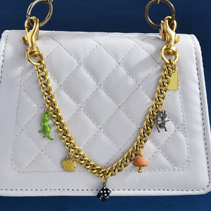 Porte-clés de luxe léger Y2K Punk en métal, pendentif Hip Hop (ange, araignée, lapin, dinosaure, champignon) pour pantalon, portefeuille, sac - Product Image 3