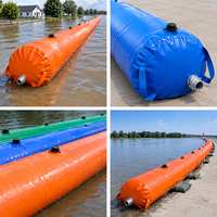 Tube gonflable anti-inondation en PVC haute résistance 750 g/m², étanche à l'air