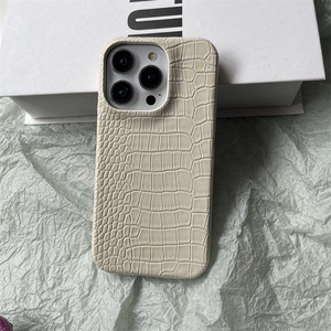 <span class=keywords><strong>Coque</strong></span> de protection élégante en cuir PU texture <span class=keywords><strong>crocodile</strong></span>, style professionnel, pour <span class=keywords><strong>iPhone</strong></span> 17 16 15 14 13 Pro Max - Product Image 6