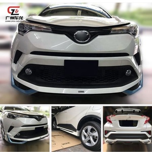 Paraurti per auto in materiale ABS labbro anteriore diffusore posteriore Lip minigonne laterali kit per <span class=keywords><strong>Toyota</strong></span> <span class=keywords><strong>CHR</strong></span> 2018-2022 Car Bodykit Factory Direct - Product Image 2