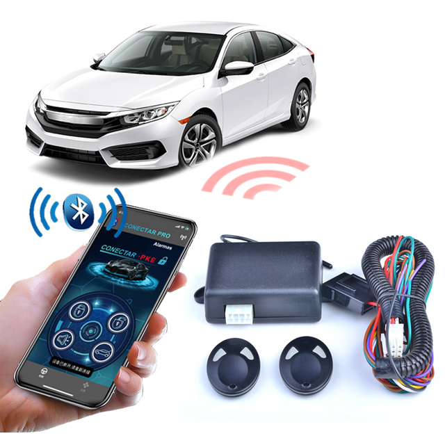 Car Anti Theft Alarm Keyless Entry Door Lock Phone APP Remote Control Smart Car Keyless Entry System