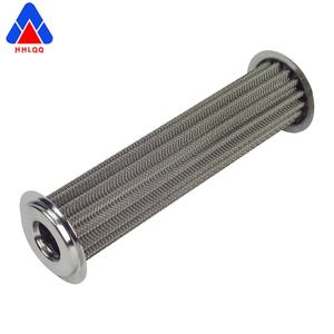 Élément de filtre fondu 80*560 personnalisé pour extrudeuse de particules filtre d'écran en acier inoxydable à lisier chimique noyau de pompe 50um - Product Image 3