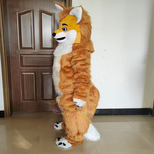 Costume de mascotte de <span class=keywords><strong>renard</strong></span> en fourrure de qualité supérieure certifié CE, polyvalent, en peluche, pour adultes, parfait pour les fêtes, Noël et les événements d'anime - Product Image 2