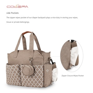 Borsa a Tracolla Colefa 2026 Nuova con Motivo Geometrico Stampato, Porta Ciuccio, Borsa per Maternità da Viaggio e Outdoor - Product Image 5