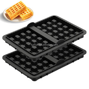 Molde de gofres de silicona sin BPA de fábrica para <span class=keywords><strong>Cosori</strong></span> 8.5L <span class=keywords><strong>Ninja</strong></span> AF300EU AF400EU AF451EUSL400EU AF500DE bandeja de gofres - Product Image 1